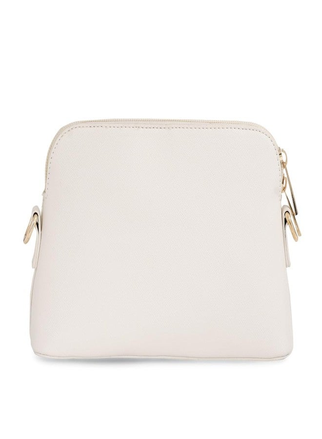 ايروبوستال حقيبة يد نسائية من الجلد الصناعي من إيروبوستال كايلين - لون عاجي - Image 3